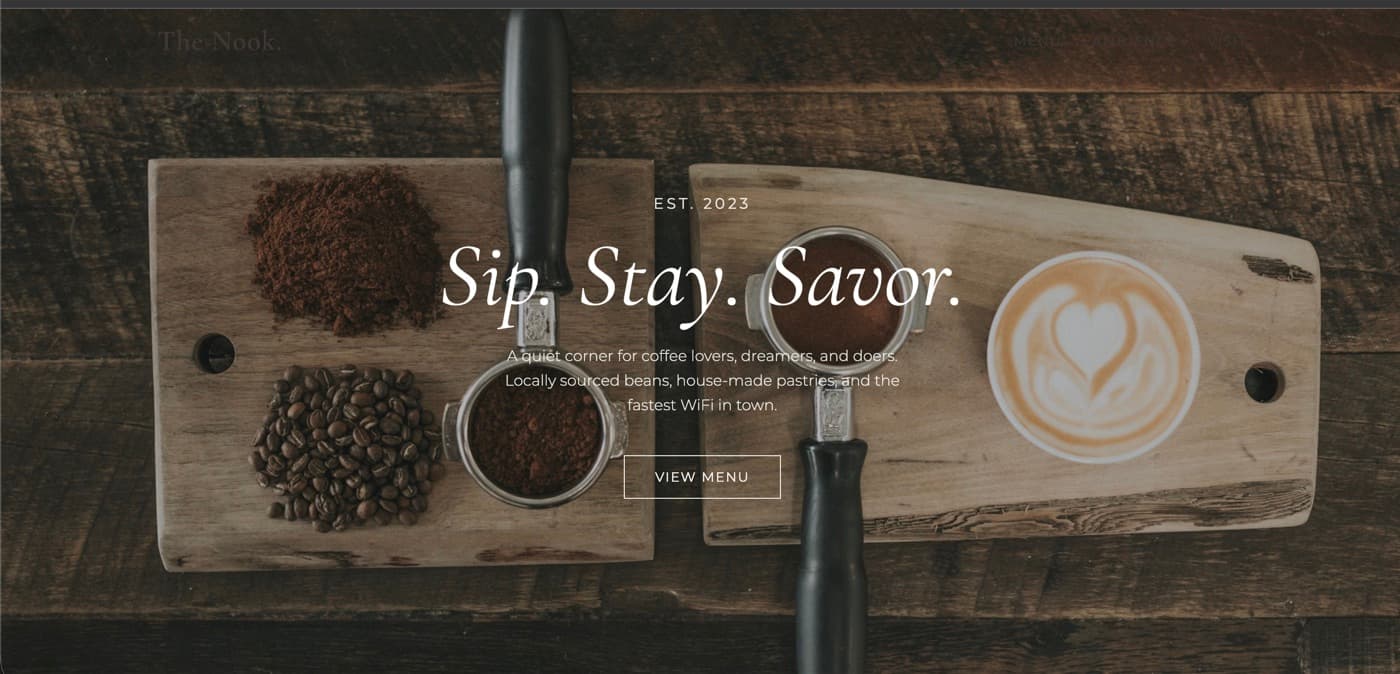 Café & Coffee demo