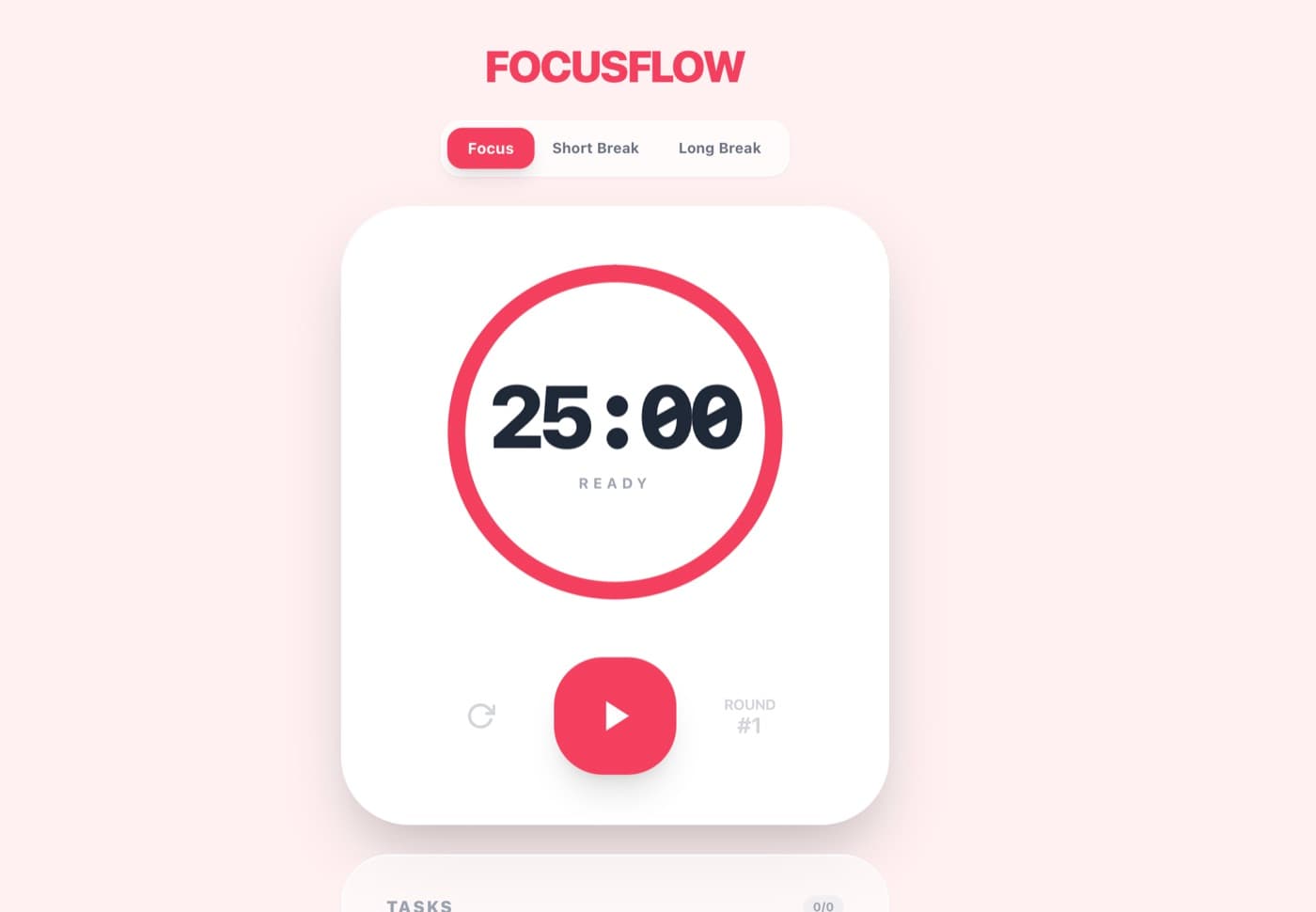 FocusFlow Timer demo