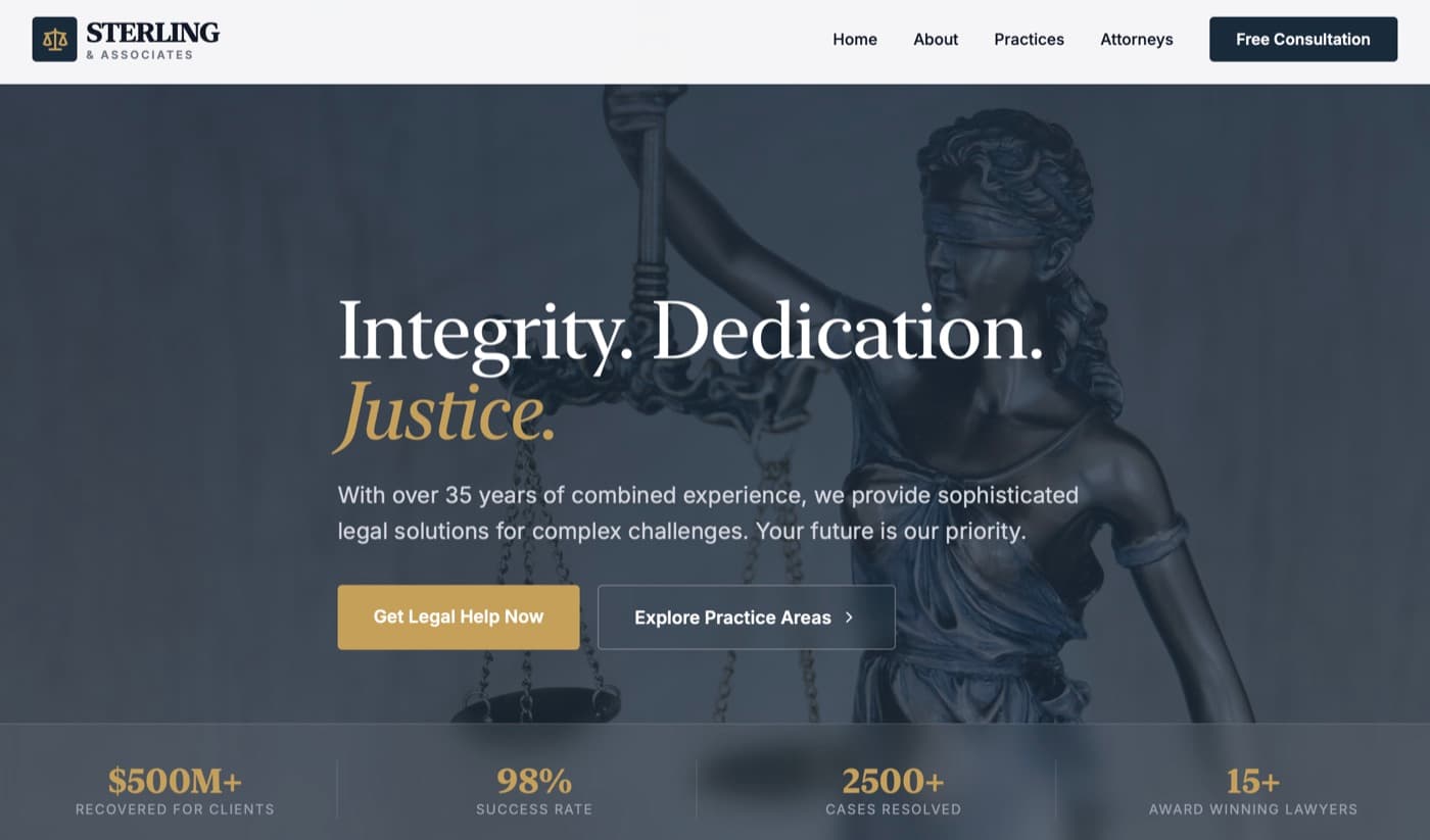 Law Firm demo