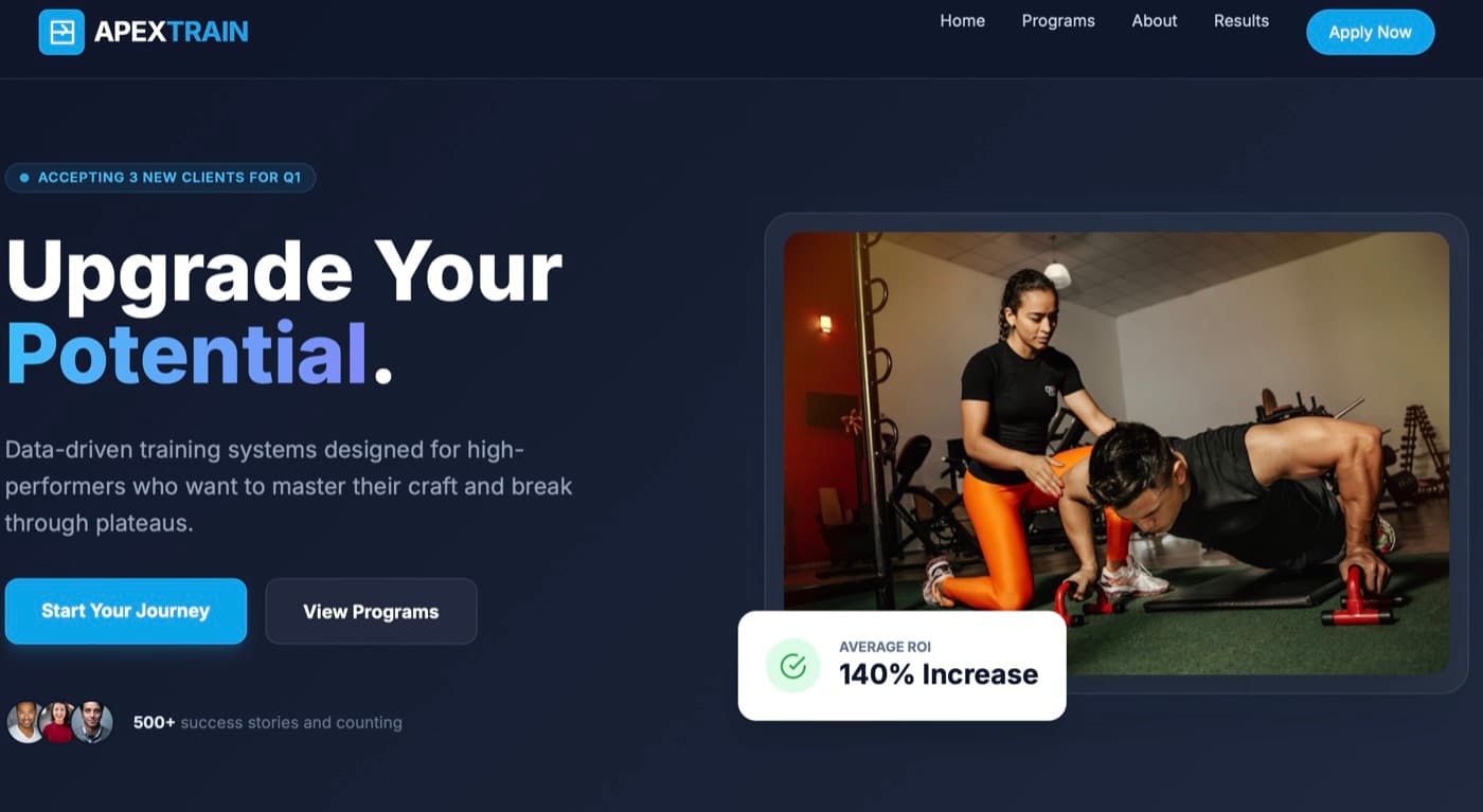 Personal Trainer demo